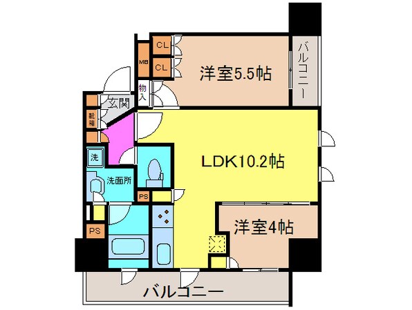 パ－クアクシス浅草橋の物件間取画像